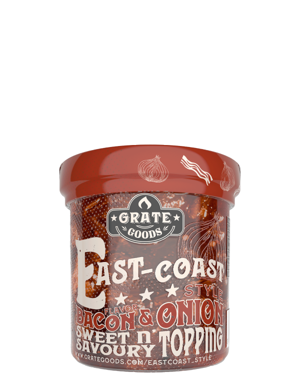 Grate Goods East-Coast Style Bacon & Onion Sweet 'n Savory Topping 120 ml