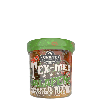 Grate Goods Tex-Mex Style Jalapeno Sweet 'n Savory Topping 120 ml