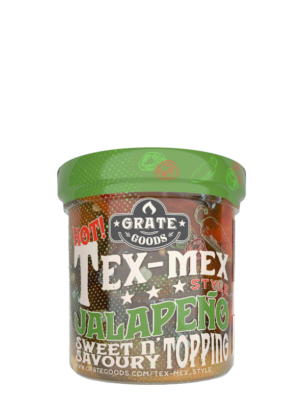 Grate Goods Tex-Mex Style Jalapeno Sweet 'n Savory Topping 120 ml